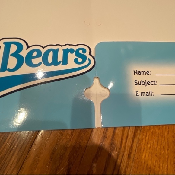 Star point 2004 Care Bears Superstar! Blue Pocket Folder - Picture 6 of 8